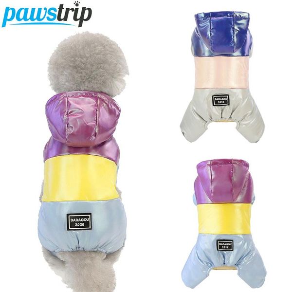

pawstrip зимняя собака одежда маленькая собака комбинезон одежды для собак щенок одежда зимнее пальто теплый флис подкладки питомца