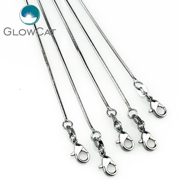 

5x/lot more choice more style silver color copper chain necklace link jewelry making 5x/lot more wmtnna