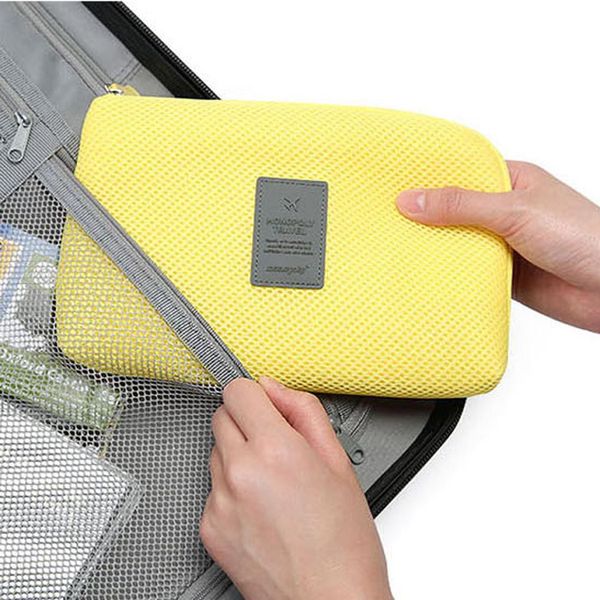 

цифровая сумка для хранения usb data cable cable организатор наушников сумка pen power bank travel kit case pougher electronics аксессуары h