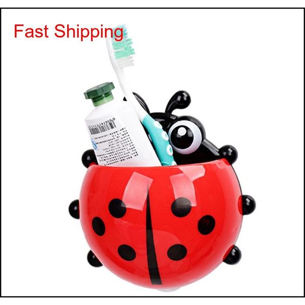 

creative home accessories cartoon ladybird toiletries toothpaste holder bathroom sets suction hooks too qyleyn bdenet