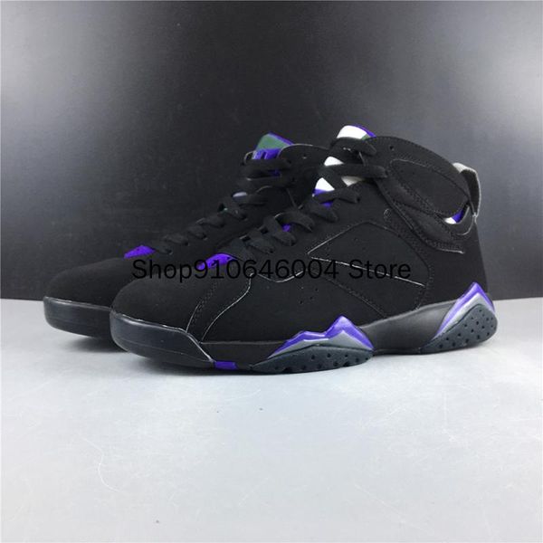 

ins hot og 7s high bucks home pe новые черные баскетбольные обувь фиолетовая натуральная устойчивость толстые классические мальчики нет коро, Black