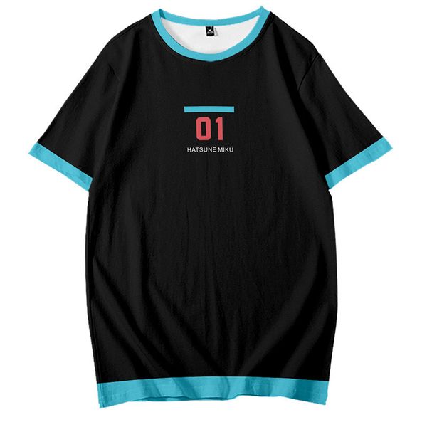 

2020 summer men's and women's new fashion round neck guochao chuyin future printed slim fit t-shirt, White;black