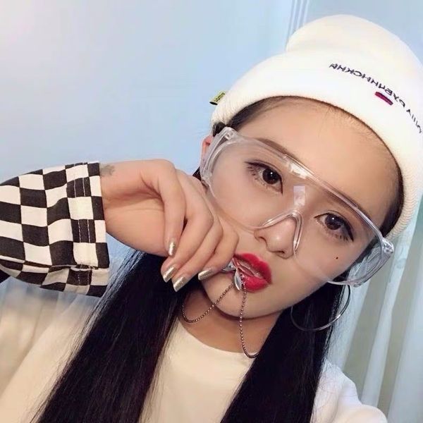 

goggles net red glasses windproof sand dust wind fog proof labor protection snow skiing p concave large frame the same style