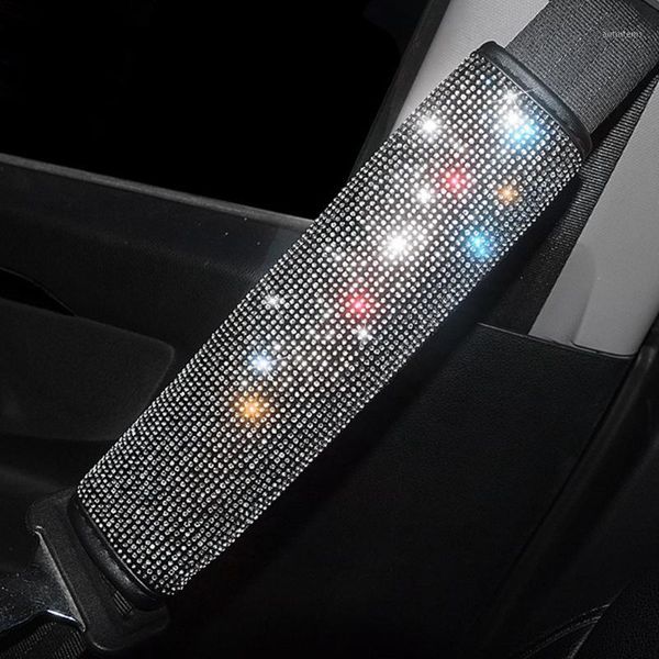 

polyester full diamond summer fashion bling decoration supplies car headrest handbrake cover comfortable interior accessories1