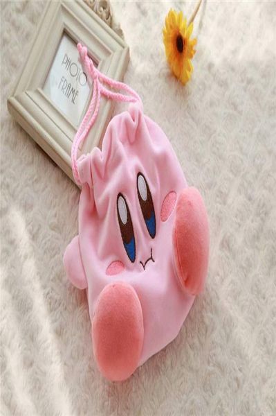 

kirby star plush purse toy kirby plush drawstring pocket drawstring bag plush coin bag coin purse toys girls gift bbyayb