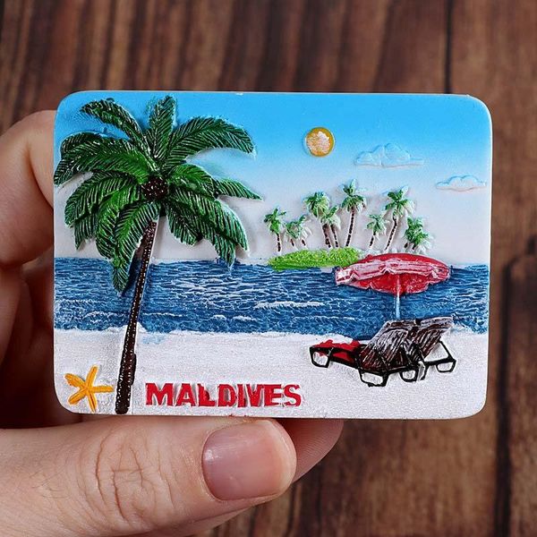 

fridge magnets south korea japan maldives refrigerator magnet creative travel souvenirs small abroad collection decoration gift jllzhj