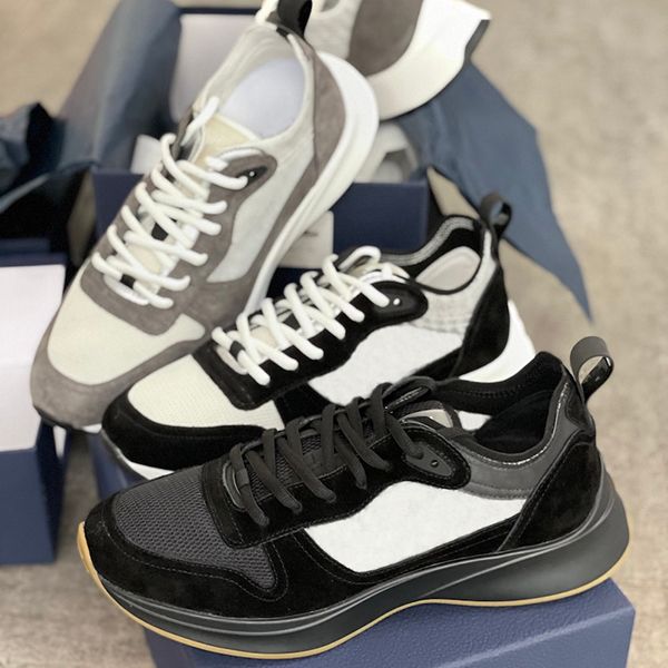 

b25 количные кроссовки мужчины scarpe uomo обувь платформы theren designer schuhe suhe замшевые кожаные тренажеры сетки повседневная обувь h, Black