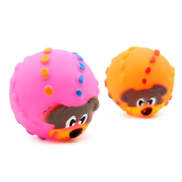 

1pcs pet dog toys funny toy elastic ball dog chew toy for dog tooth cleaning ball puppy dogs training rubber ball q wmtdjf
