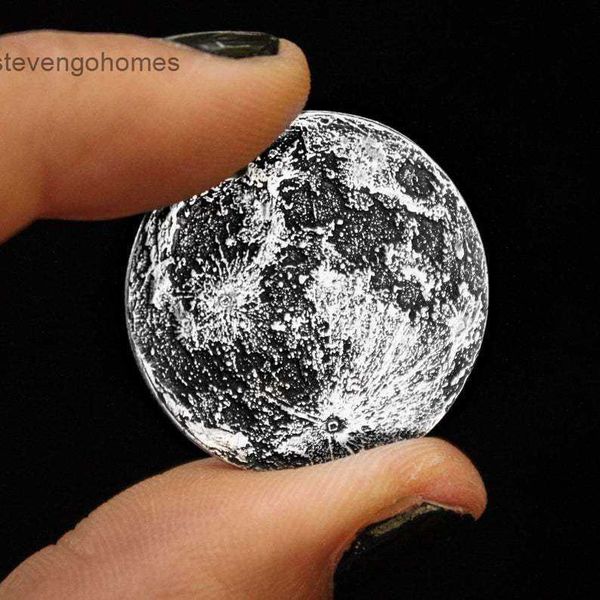 

clavicle lunar commemorative coin metal alloy necklace pendant chain, Silver