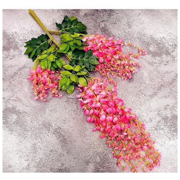 

wisteria wedding decor artificial decorative flowers garlands for festive party wedding home supplies multi-co jlldov insyard