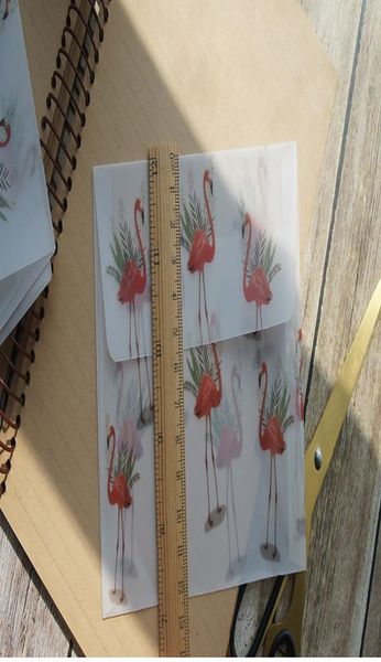 

11.817.5cm 3pcs flamingo design concept as as card card plivitation cross transparent с уплотнительной наклейкой bbygwa