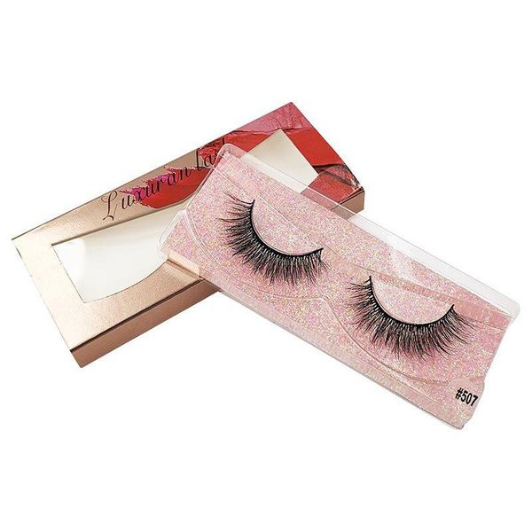 

false eyelashes 1 pair synthetic hair eyelash comfortable soft lifelike dramatic maquillage plastic cotton stalk wimper extension