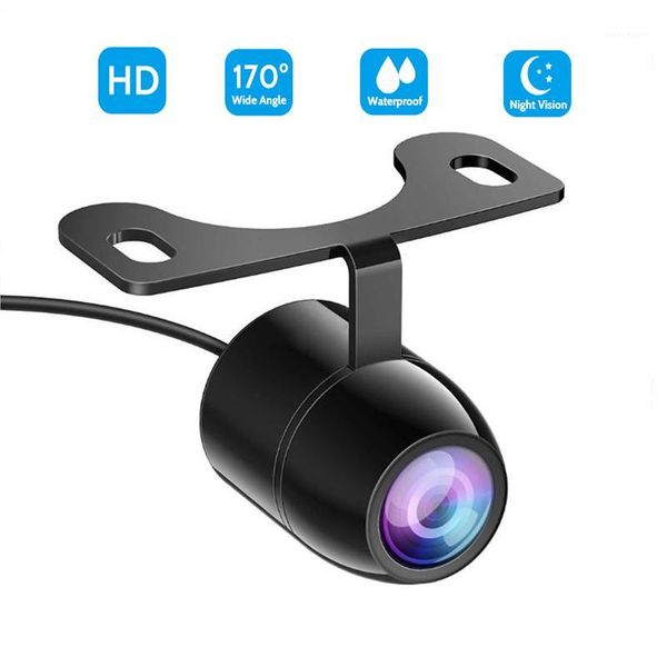 

full hd mini car rearview camera 170 degree wide angel car reverse camera ip68 waterproof front&back parking monitor cameras1