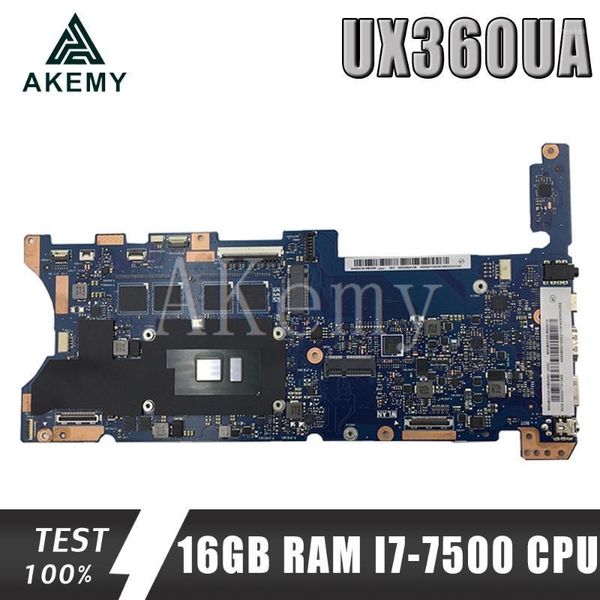 

akemy configuration lapmotherboard for asus ux360ua q324uak q324ua q324u mainboard 60nb0c00-mb8000 16gb ram -7500 cpu1