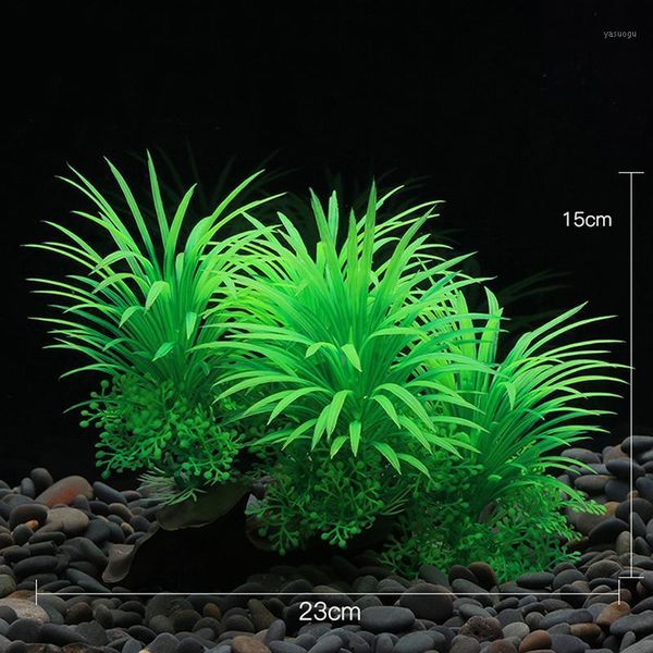 

fish tank landscaping aquarium ornaments fake water grass aquatic plant decorations fish tank water grass decoration1