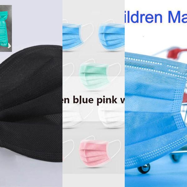 

masks masks colorful disposable kids face mask 3 layer balck dust mouth masks cover lcg3 fh8j