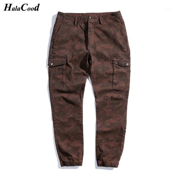 

cargo pants fashion pencil pants camouflage overalls male men's army clothing work pocket combat army style straight trousers1, Black