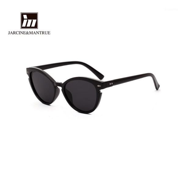 

cat's eye round retro color sunglasses women's sunglasses1, White;black