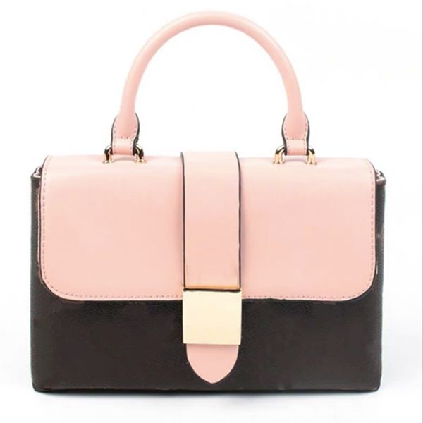 

handbag woman luxurys designer bag pink 2020 shoulder cover with lock 5 colors pu versatile interior compartment luxury designers bags