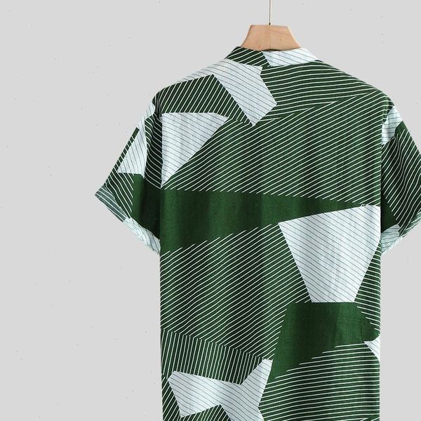 

casual mens beach hawaiian shirt summer short sleeve shirt men brand clothing full printing polyester shirts drop 7419, White;black