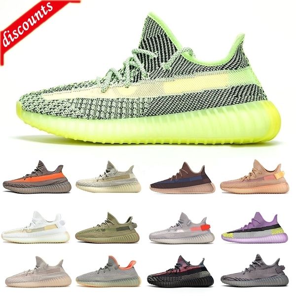 

classic yeezreel running shoes for men womens yecheil tail light static reflective citrin mens discount comfortable sneakers athletic shoes