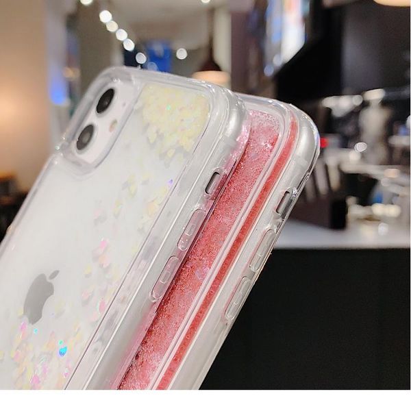 

luxury liquid quicksand case crossbody necklace cord lanyards with rope for iphone 6 6s 7 8 plus x xr jllpsx