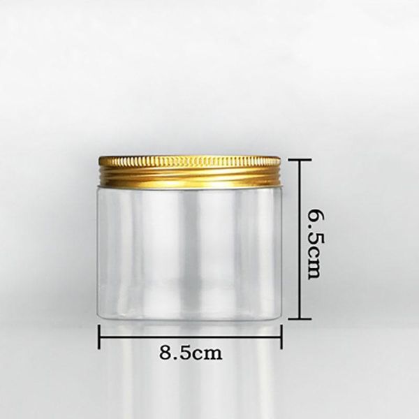 

20pcs/lot 85*65mm plastic jar plastic storage bottle for food candy cookie plastic tube pet bottle aluminum lids cosmetic jar wmteyz