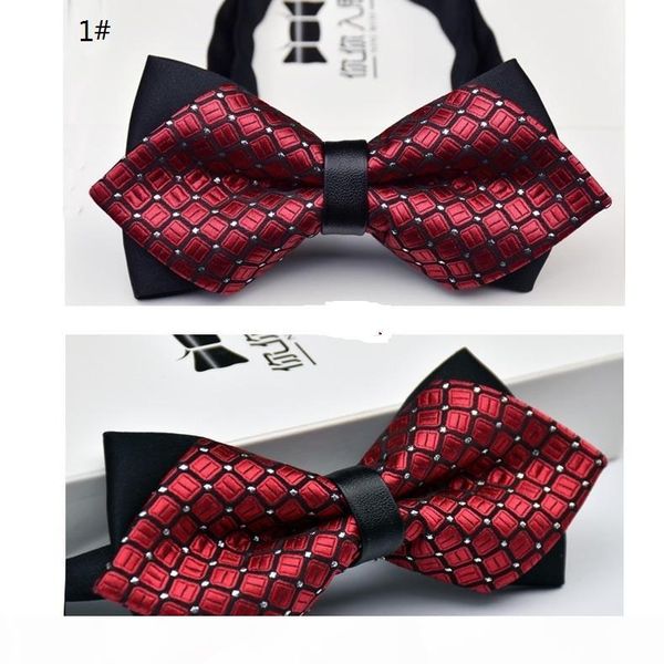 

new bow ties formal commercial fashion men bowties cravate accessories corbatas gravata bowtie for wedding in 34 colors, Black;gray