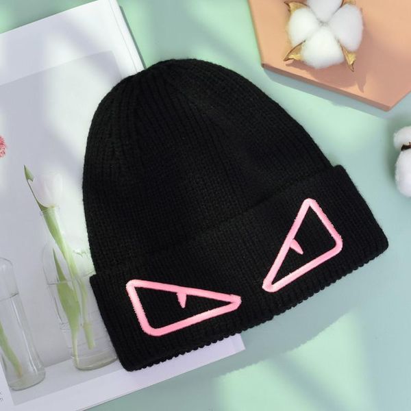 

berets knitted hats winter for women solid color warm hat luminous beanie caps fishman, Blue;gray