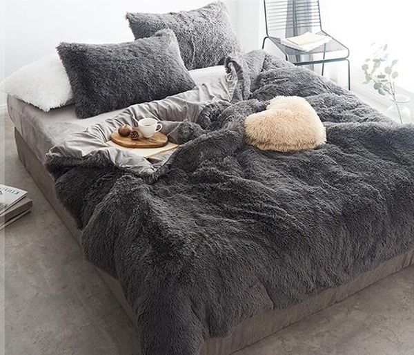 

sheet winter thicken four-piece bedding set designer comforters flannel coral fleece bed sets dha1205