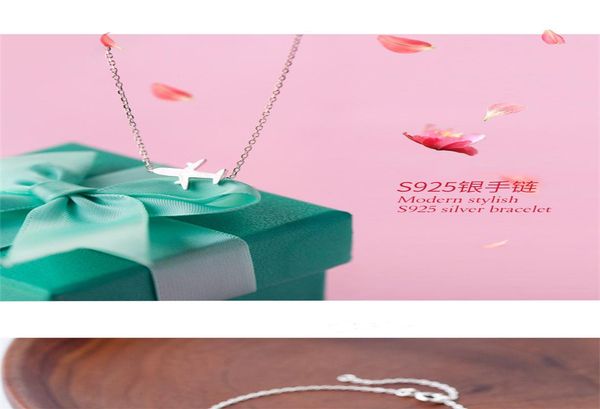 

mkendn new arrival silver plated travel around world plane charm bracelet adjustable for women gift jewelry wmtxrk yyysports