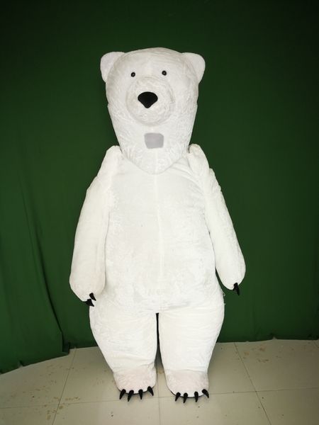 

polar bear mascot costume for party holiday mascots character design christmas mascot for event support customization, Red;yellow