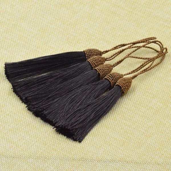 

10pc screw thread hat tassel diy jewelry curtain garments decorative accessories key cell phone bag fringe craft tassels pendant h wmtreq