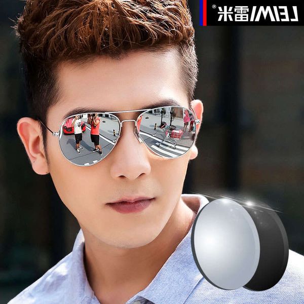 

d4emyopia with degree polarizing sunglasses male fashion toad 2020 new driving special glasses, Black