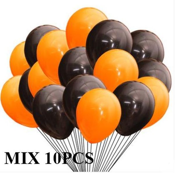 

хэллоуин день украшения вечеринки черные летучие мыши танцующие скелеты фольга шар оранжевый черный цвет латекс воздушный шар jllquu