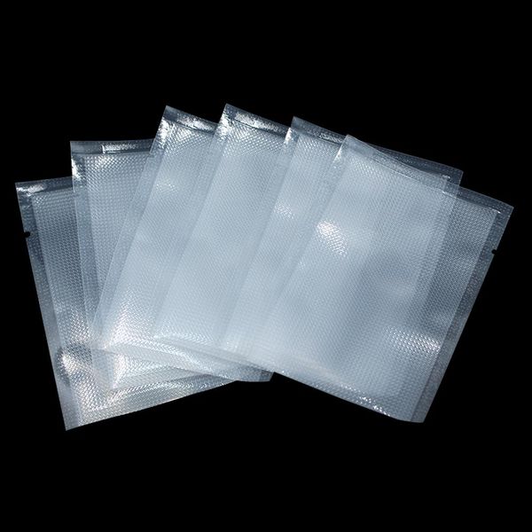 

100pcs lot lined nylon plastic open food storage package pouch vacuum heat seal frozen meat sausage fresh packing bags h bbysei
