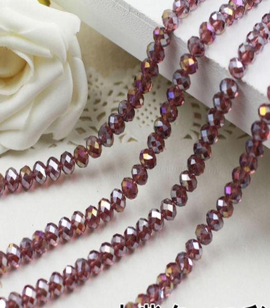 

beauchamp 4 * m хрустальные чешские бусины ронденцель граненый ab цвет diy ювелирных украшений, выводы с ювелирными украшениями оспределител