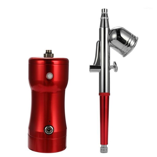 

new portable spray pump pen air compressor set for art painting craft cake spray model beautiful airbrush kits1