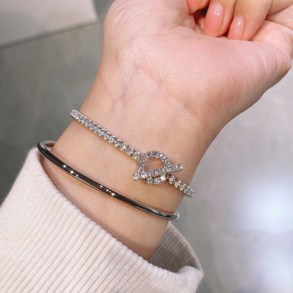 

luxurious quality women bracelet with sparkly diamond wedding jewelry gift ps8204, Golden;silver
