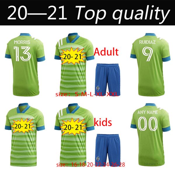 

mls 2020 fc seattle sounders футбол джерси главная выдачи взрослый dempsey lodeiro ruidiaz футбольные рубашки детский комплект больше 50 шт, Black;yellow