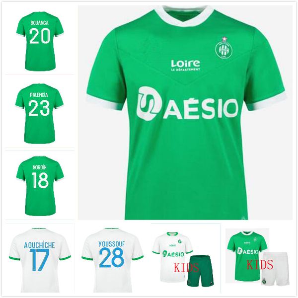 

020 2021 maillot de foot as saints-étienne soccer jersey man kit youssouf 20 21 st etienne khazri boudebouz aholou asse football shirt, Black;yellow