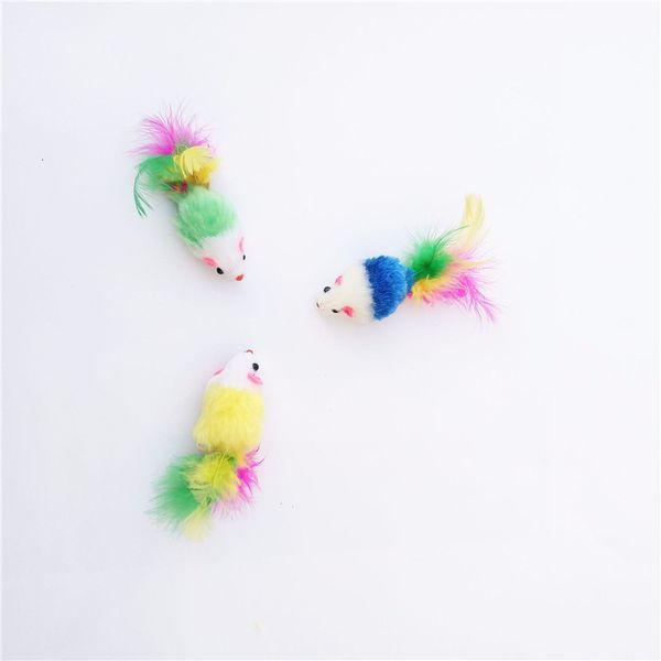 

mouse toy soft colorful plush fleece false funny cats playing toys for cat kitten pet products