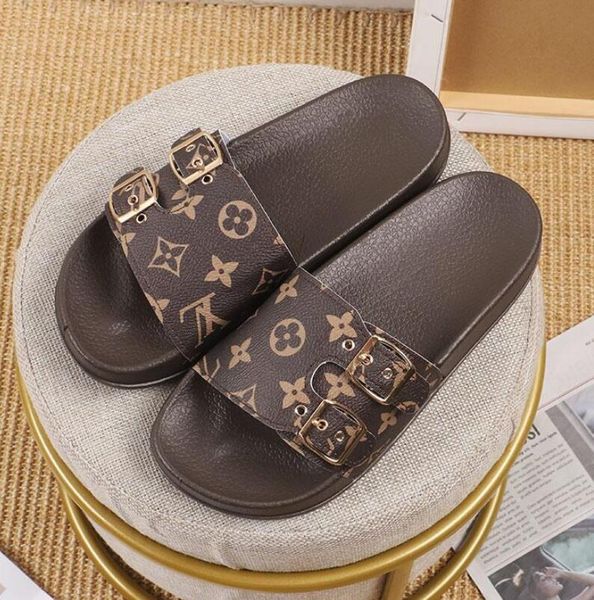 

new classic designer slipper gear bottoms mens striped sandals causal non-slip summer huaraches slippers flip flops slipper quality, Black