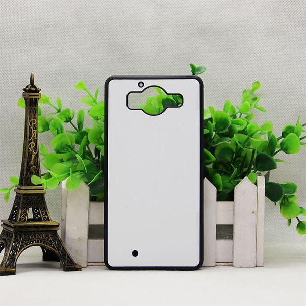 

mobile selling case blank wholesale sublimation diy rubber for 2d inserts nokia 950 with aluminum tpu+pc case phone ebvrf