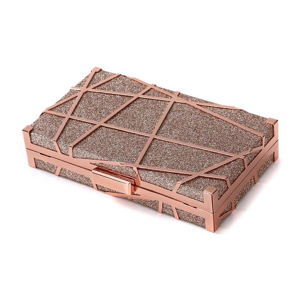 

handbags handclutch dinner baghandmade creative metal net small square bag good quality good brand fashion design seller for banquet, Black