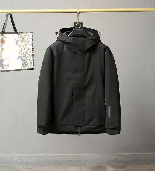 

mimi authentic big brand new warm, comfortable and versatile men's down jacket in autumn and winter 2020, Black