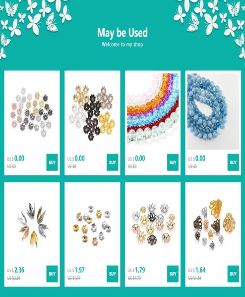 

50pcs/lot 8mm 12 petals round flower beads caps end receptacle flower torus spaced apart bead caps for diy jewelry making sqcqyo