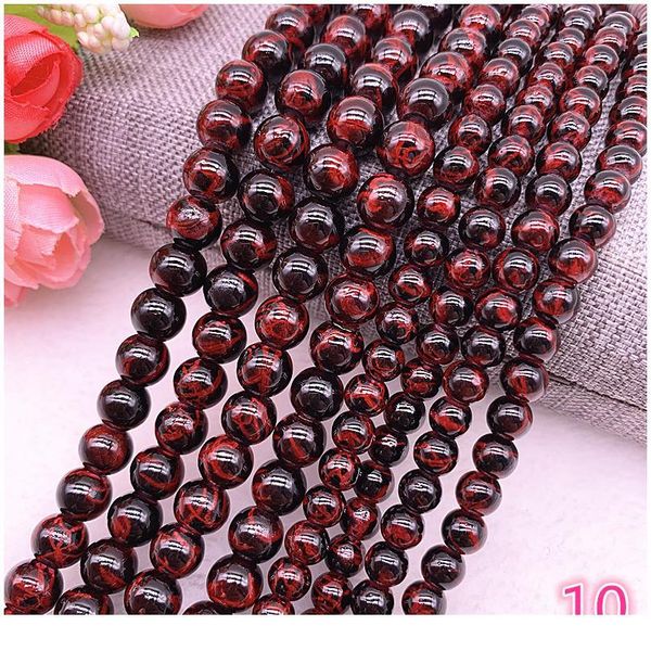 

new 6mm 8mm colour charm glass beads loose spacer beads for jewelry making diy handwork bracelet&necklace b jllxzt, Crystal