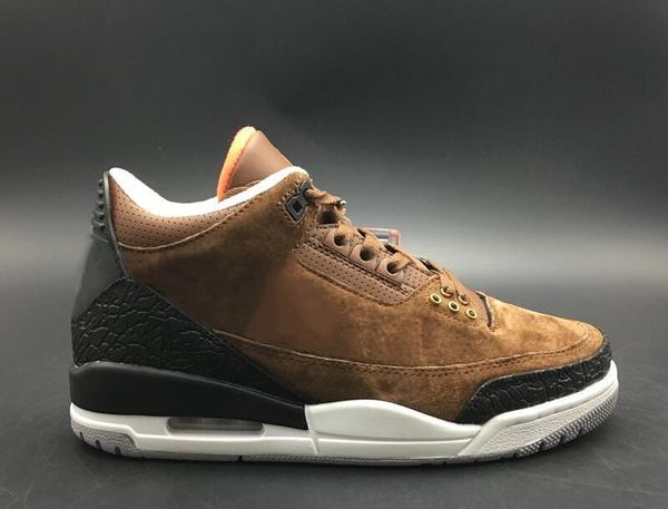 

custom 3 jth nrg coffee brown black white designer basketball shoes comfort iii justin timberlake luxury sports sneakers with box