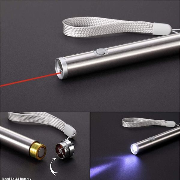 

laser pointer for cats dog chaser toys 2 in 1 multi function laser pointer pen exercise training tool led flashlight ch qylfcn